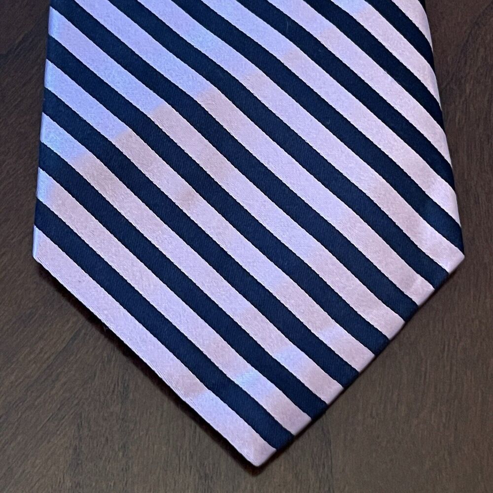 U.S. Polo Assn. Pink Black 100% Silk Men’s Neck Tie Made In China
